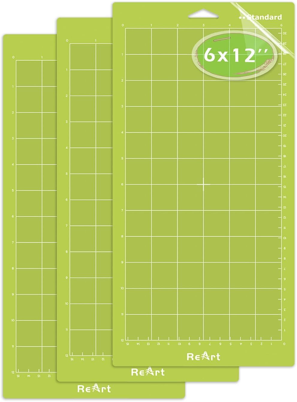 Standard Grip Adhesive Cutting Mat 6 X 12 Inch for Expression Machine - 3 Pack