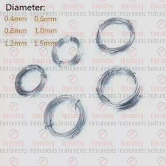 Orthopedic Cerclage Wire Bone Wires Set of 5 Pieces