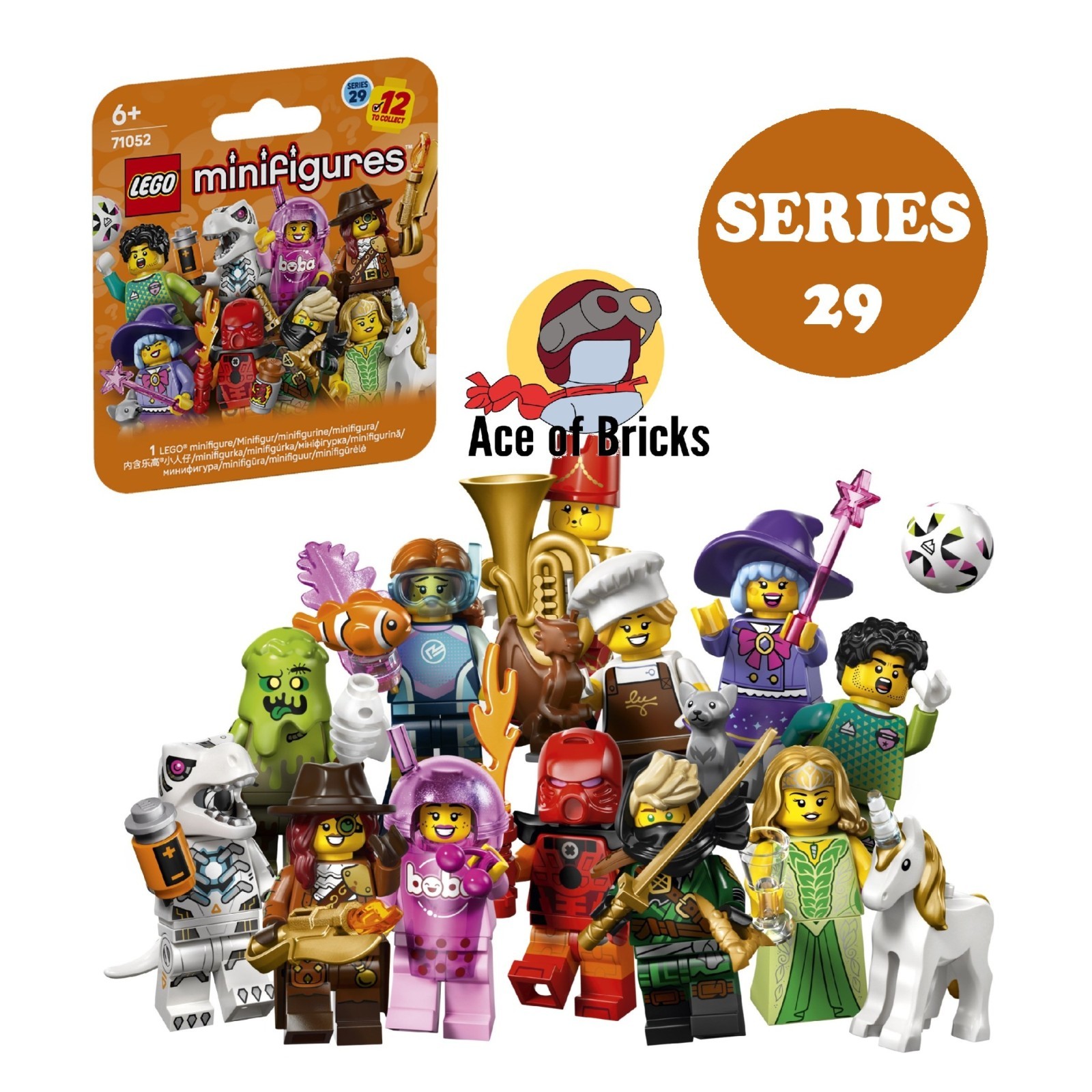LEGO 71052 Minifigures Series 29 - Complete Set of 12 (PRE-ORDER)