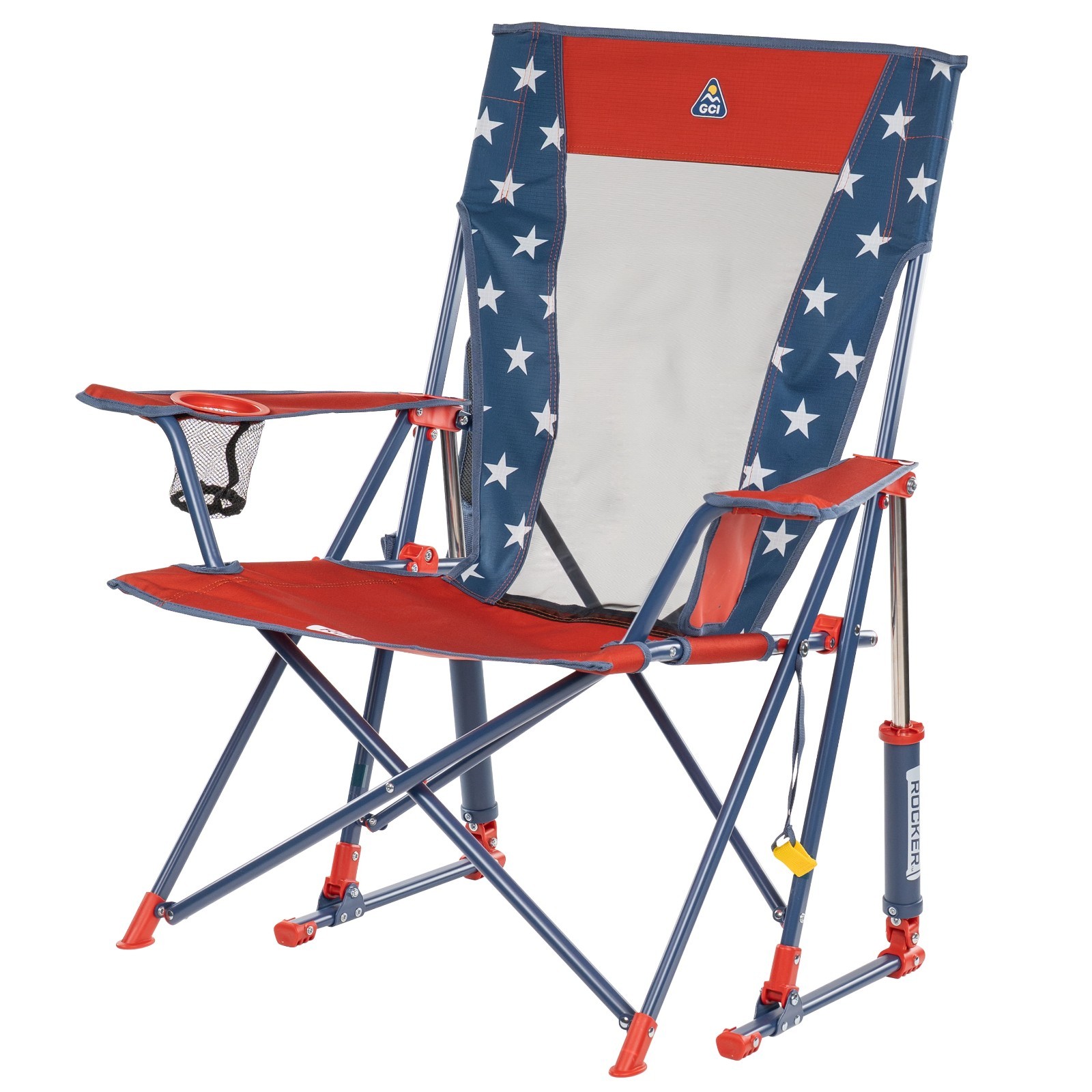 HOT DEAL GCI Outdoor Comfort Pro Rocker Camping Chair Americana