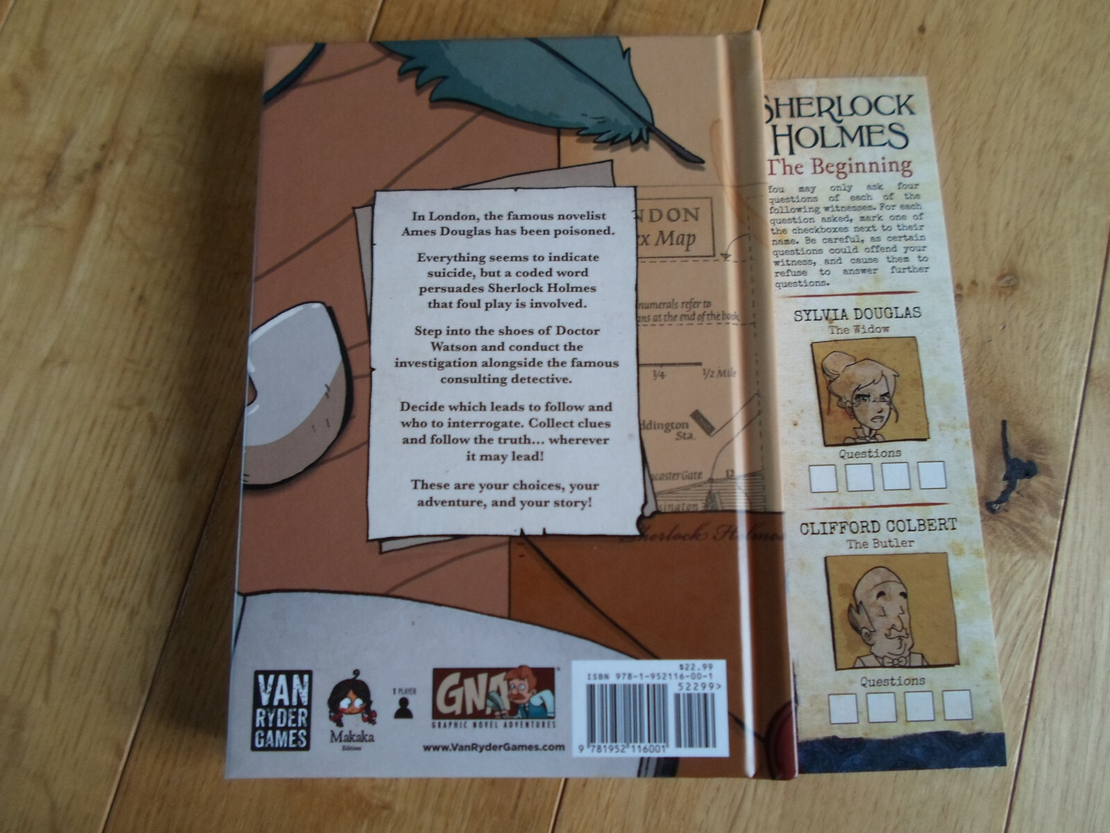 Graphic Novel Adventures Sherlock Holmes: The Beginning (MINT/NEW)