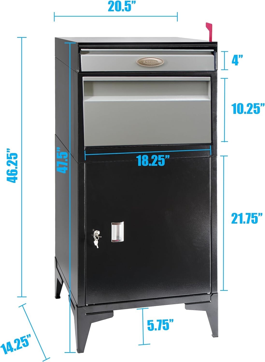 Pochar Large Package Delivery Boxes for Outside, Extra Large Mailbox for Parcel