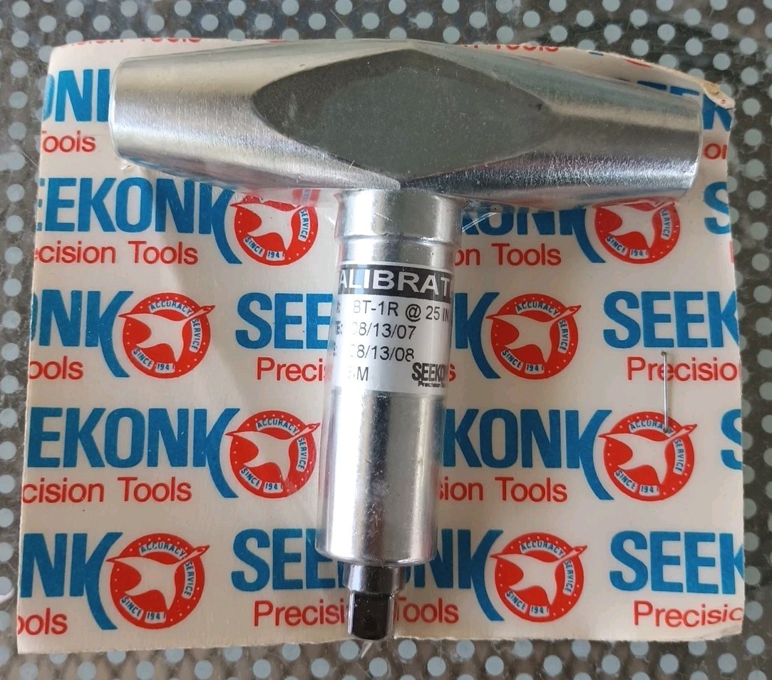 Seekonk Precision BT-1R 25 in.-lbs. Tee Torque Wrench New Old Stock