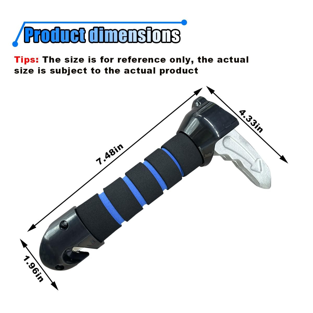 3 in 1 Car Handle Assist for Elderly, Multifunctional Door 1PC, Blue
