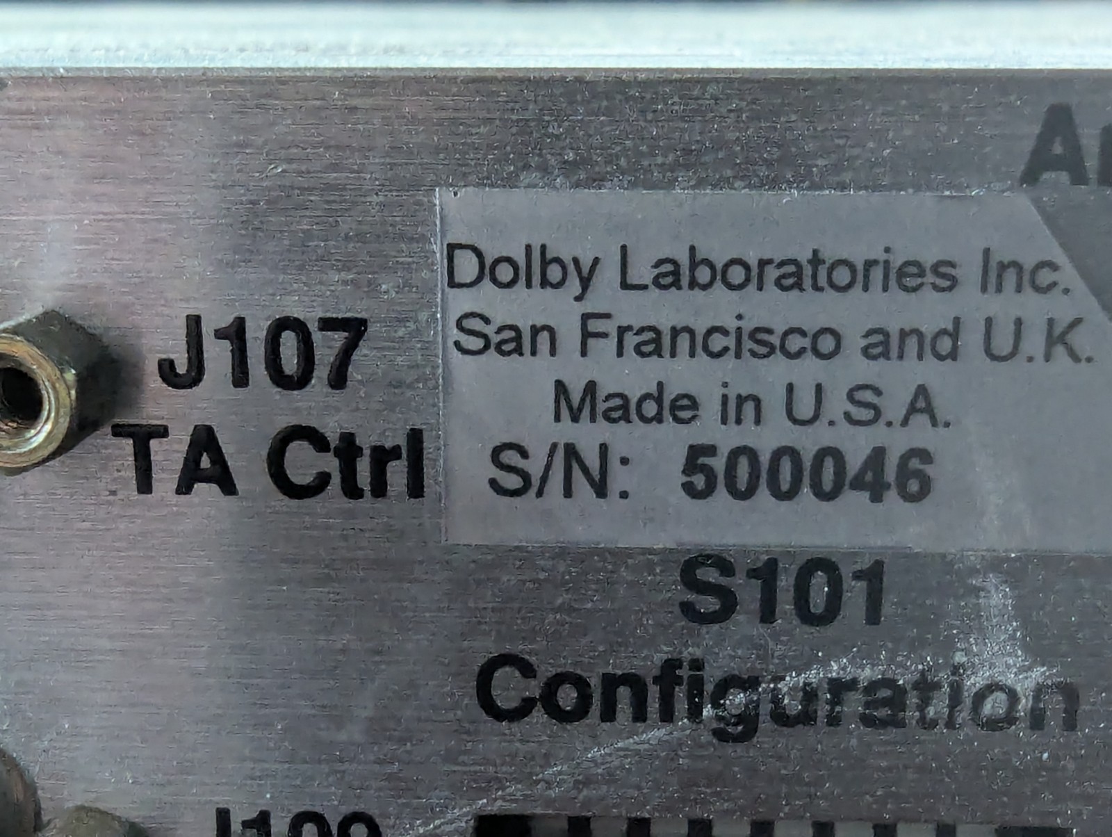 Dolby DP503 Digital Audio Encoder AC-2 Broadcast Rack Unit AES/EBU Working