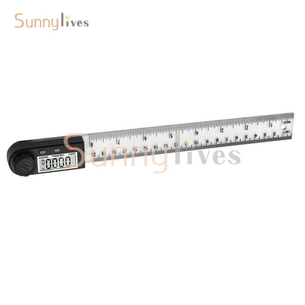 Digital Protractor Angle Ruler Finder Meter 0-360° Goniometer Measuring Tool
