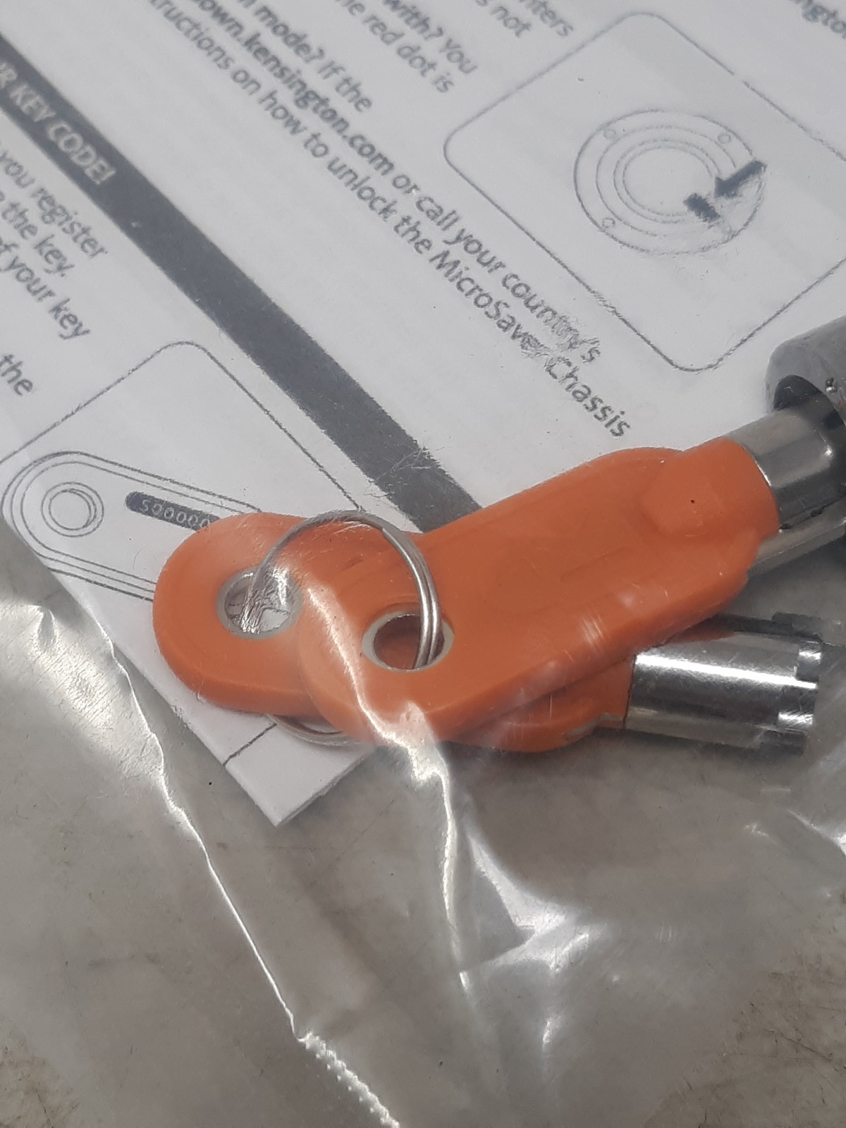 Kensington Microsaver Chassis Lock – K67998M – Supervisor Keyed – Desktop Secure