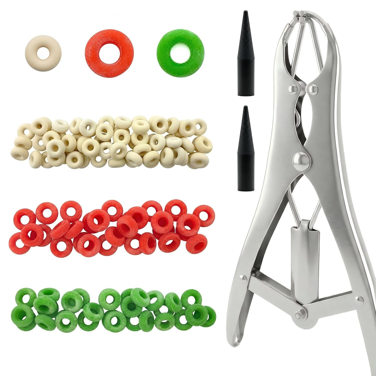 Goat Banding Kit Livestock Castration Bander Stainless Steel Expander Pliers