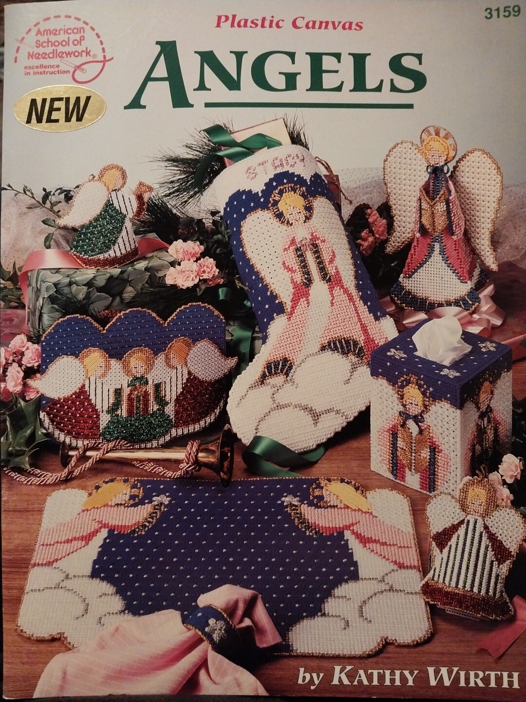 ANGELS In PLASTIC CANVAS Pattern Leaflet/Booklet