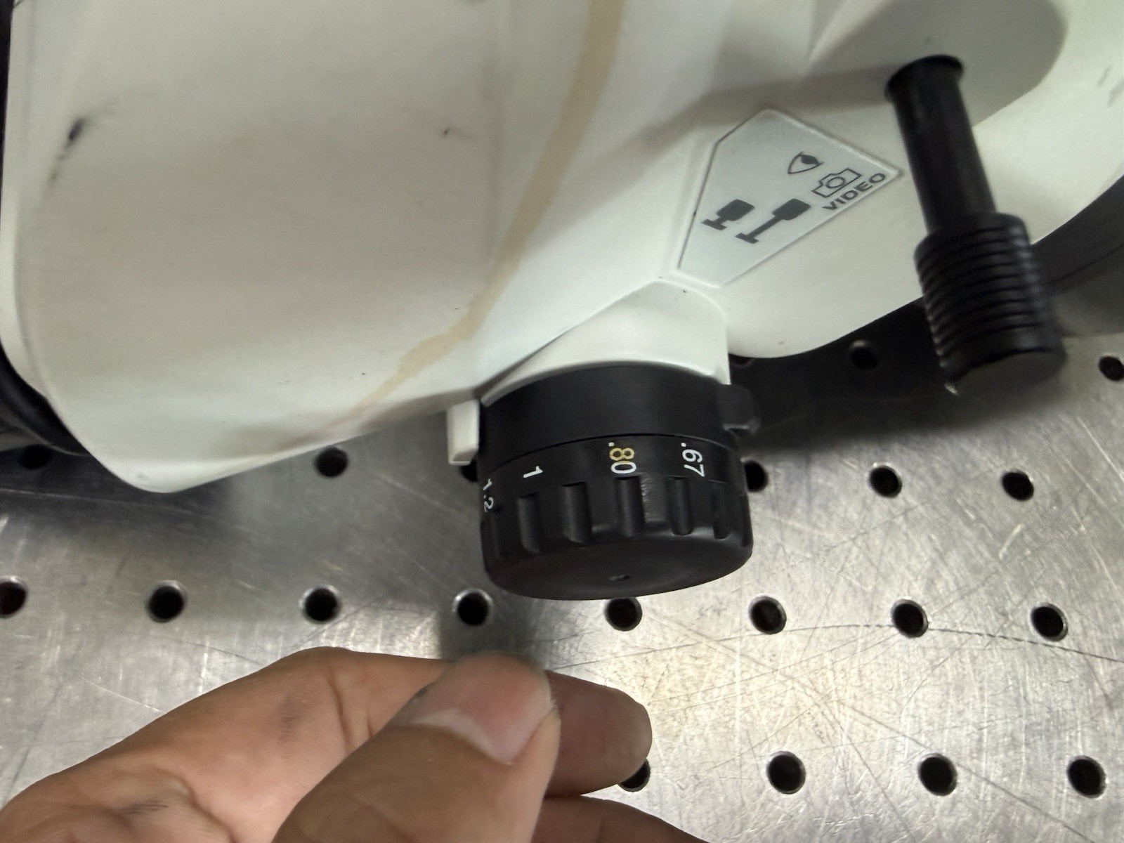 Olympus SZ61TR Stereo Microscope Trinocular Zoom Head Tested Video