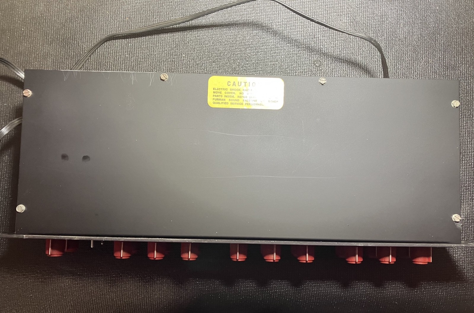 FURMAN SOUND PQ-6 VINTAGE PARAMETRIC EQUALIZER with original manual