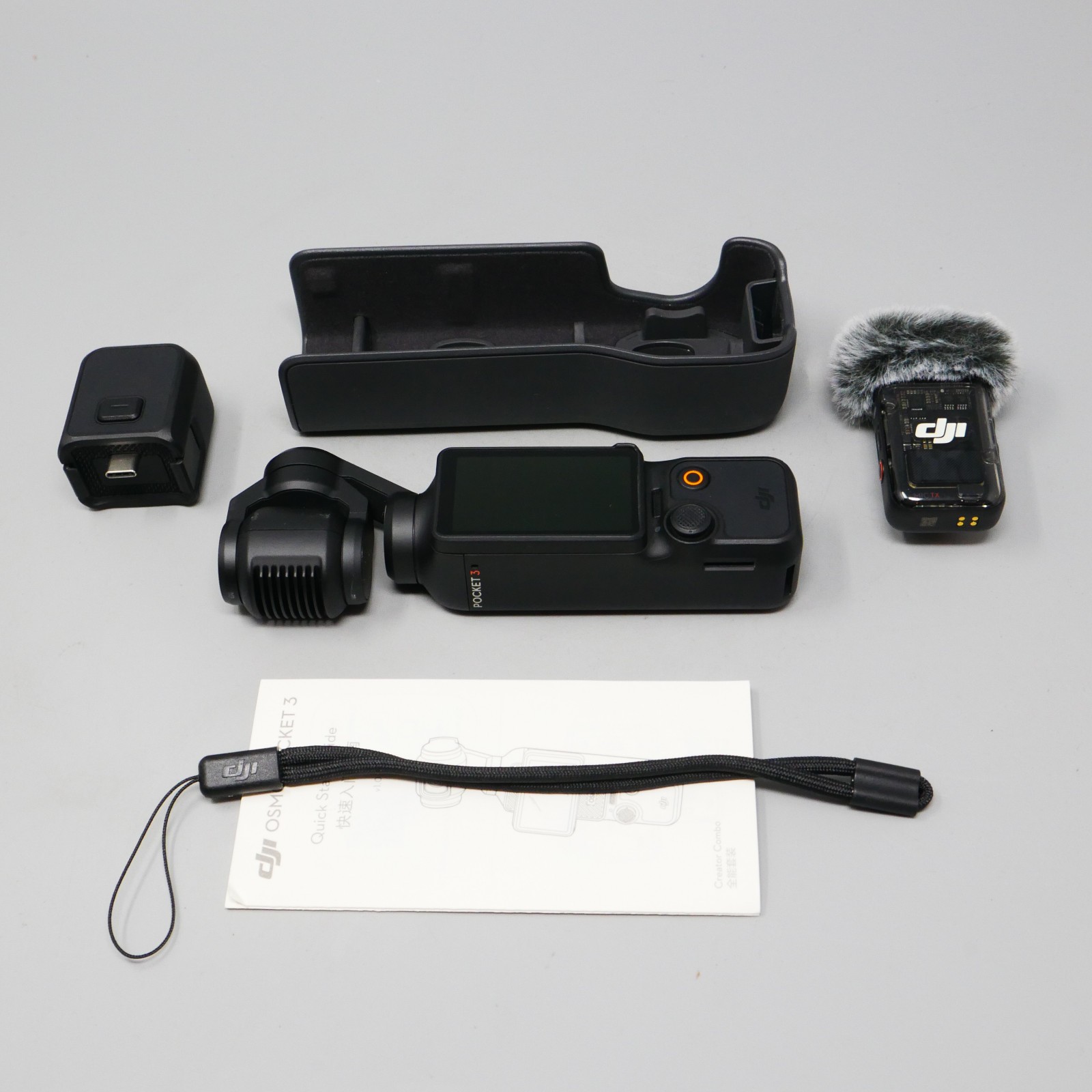 DJI Osmo Pocket 3 Creator Combo 4K UHD with Mic, and Accessories