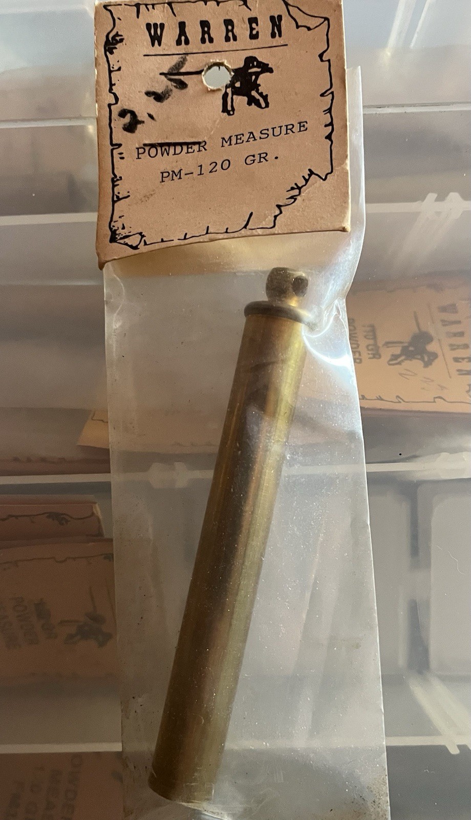 Vintage Warren Muzzleloader Powder Measure 120gr New Old Old Stock