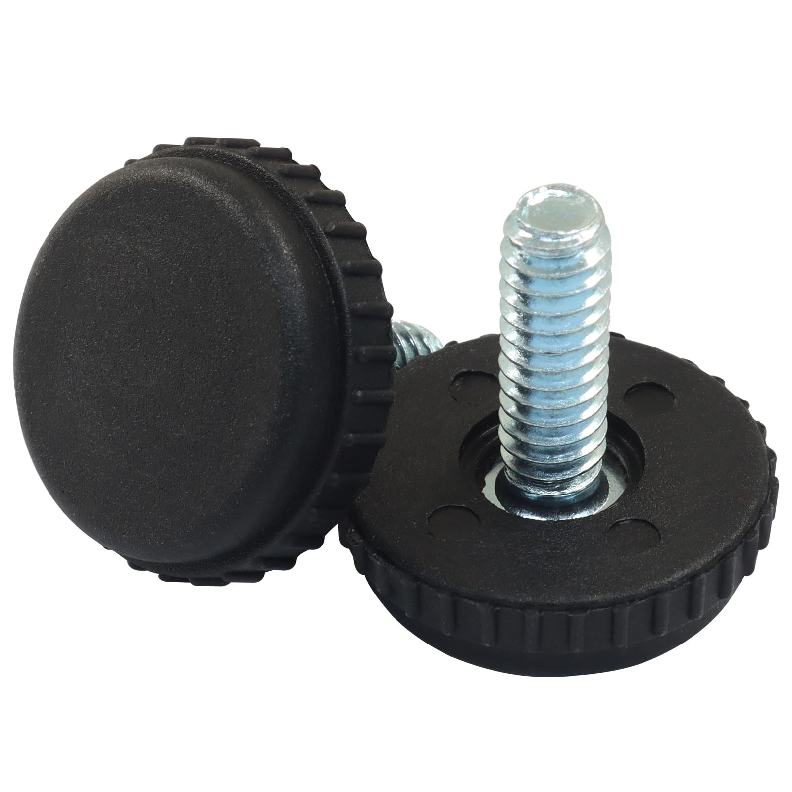 12 Pcs Adjustable Leveling Feet, 1/4-20 Screw in Thread Patio Furniture Level...
