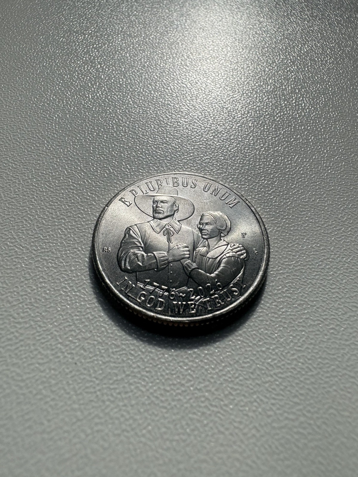 2026 Mayflower Compact quarter error! E Pluribus Unum