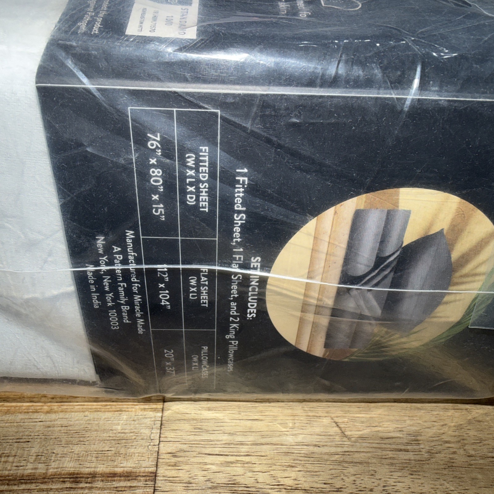 Miracle Made Sheet Set KING Luxe Self-Cooling Self-Cleaning -white- NWT