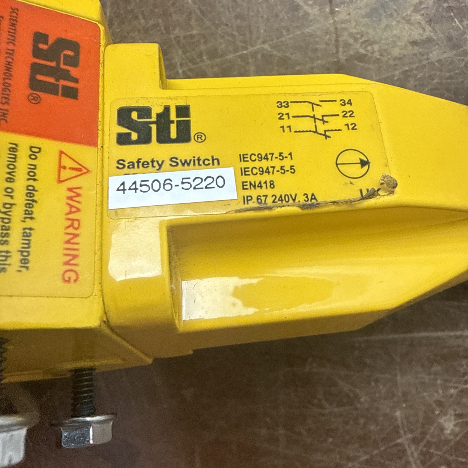 STI 44506-5220 Rope Pull Switch, ER6022-022M, , NOS VE