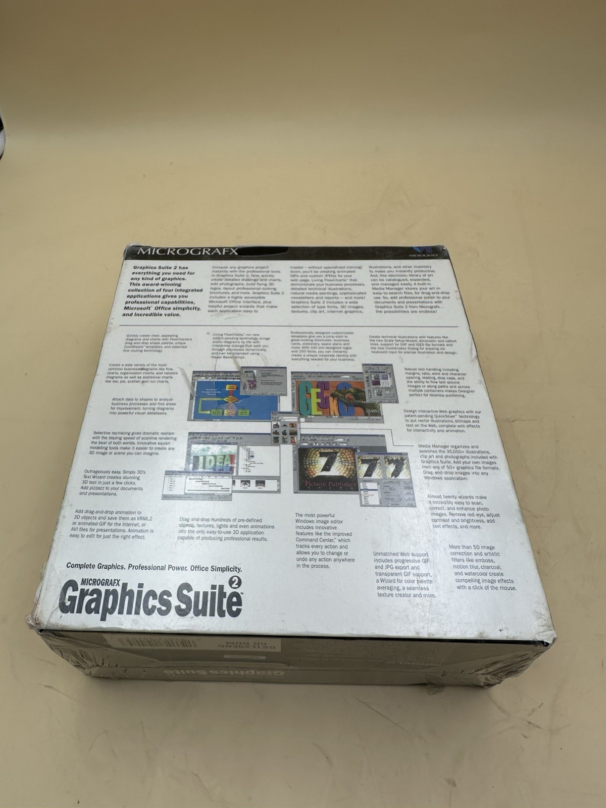 Micrografx Complete Graphics Suite 2 CD-ROM 1997 Windows 95 NEW Sealed