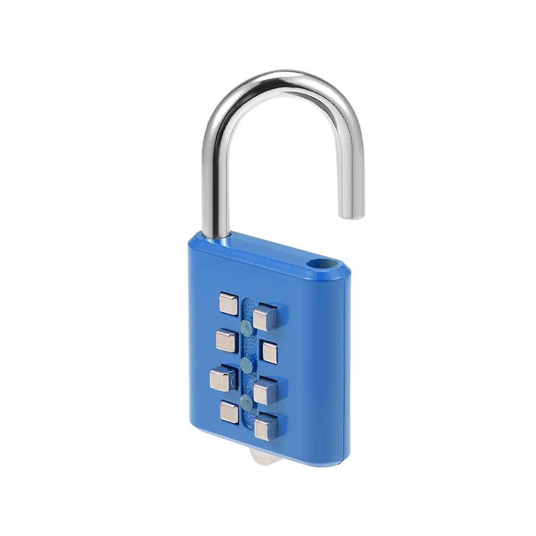 uxcell® 8-Digit Combination Padlock Push Button Lock for 8-Digit,2Pcs, Blue