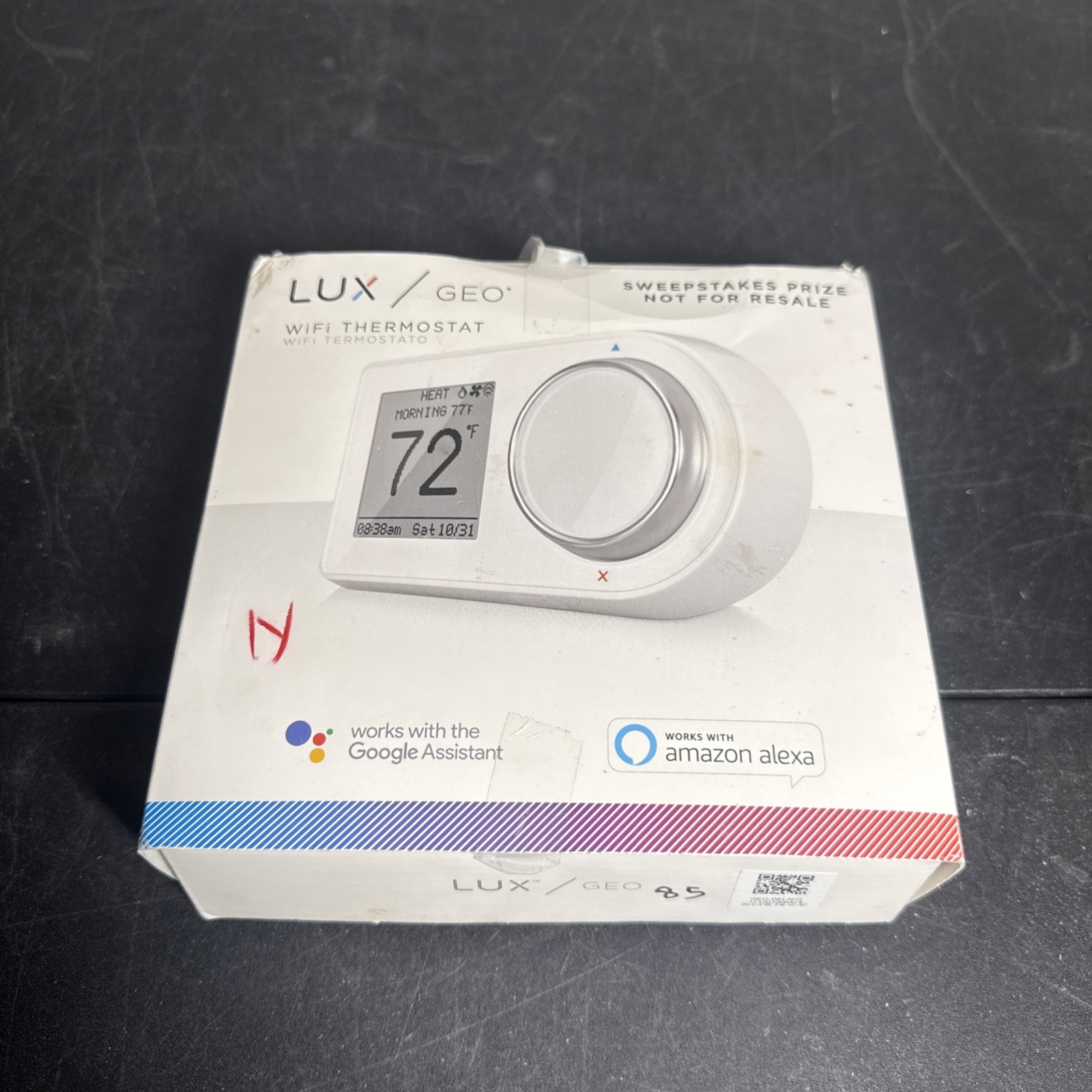 Lux GEO-WH Wi-Fi Thermostat White New/Open Box