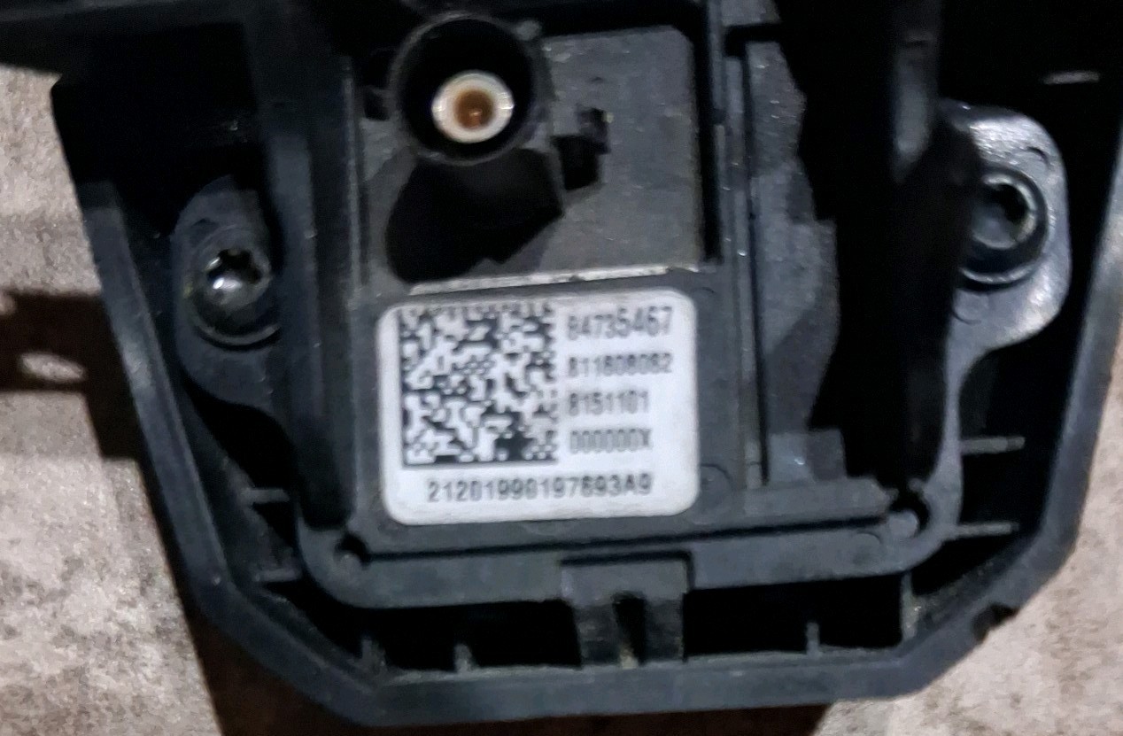 OEM GM Front View Driver Information Camera Part Number 84735467