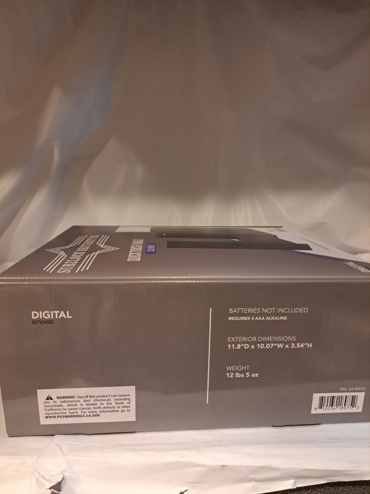 Surelock Security Co. Quicktouch Vault Slider QTVHSD Digital Black