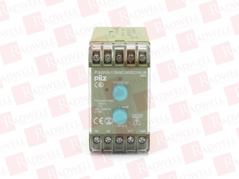 PILZ P1EG/UN-110VAC-24VDC/1A/1R / P1EGUN110VAC24VDC1A1R (NEW IN BOX)