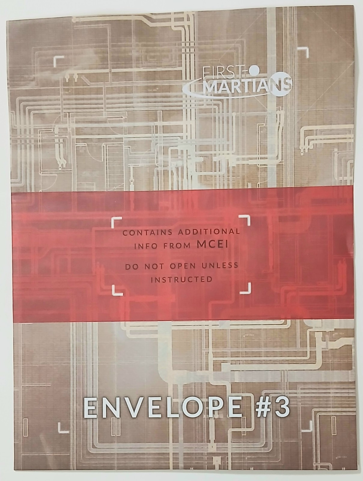 First Martians 2017 Portal Games Replacement Part - Secret Mission Evelope #3