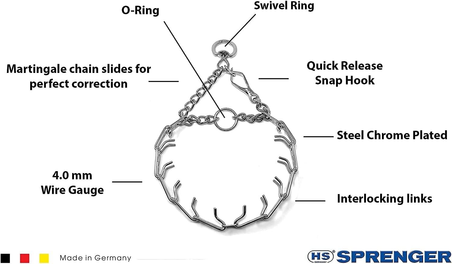 Herm Sprenger Quick Release Collar for Bullmastiffs