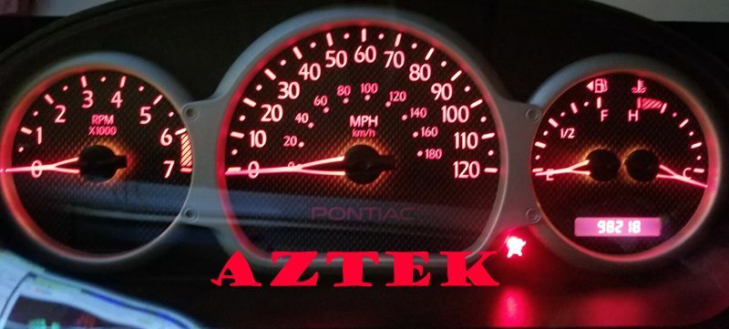 2003 to 2005 PONTIAC AZTEK INSTRUMENT CLUSTER BULBS REPLACEMENT ONLY SERV 2004