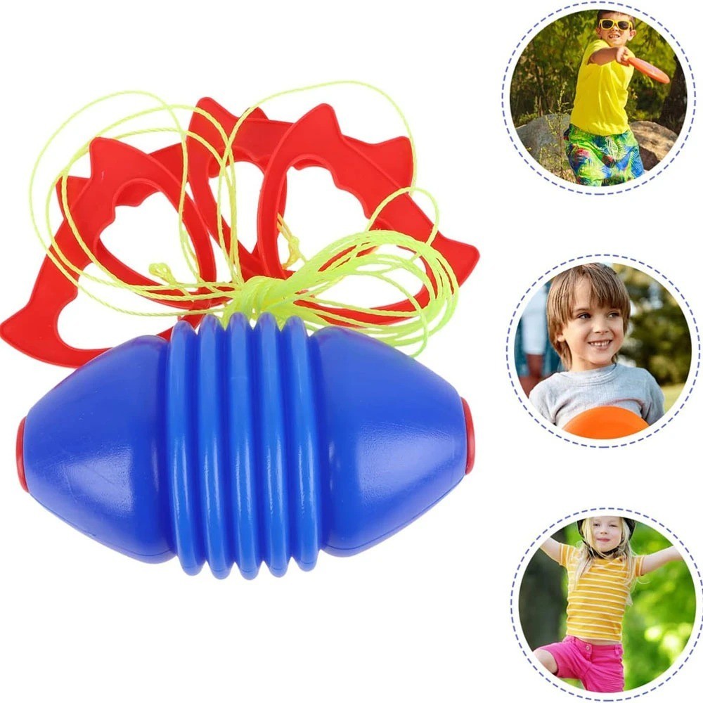 Kids Toss & Catch Ball Game Elastic Rope Flying Ball Outdoor Sports Toy