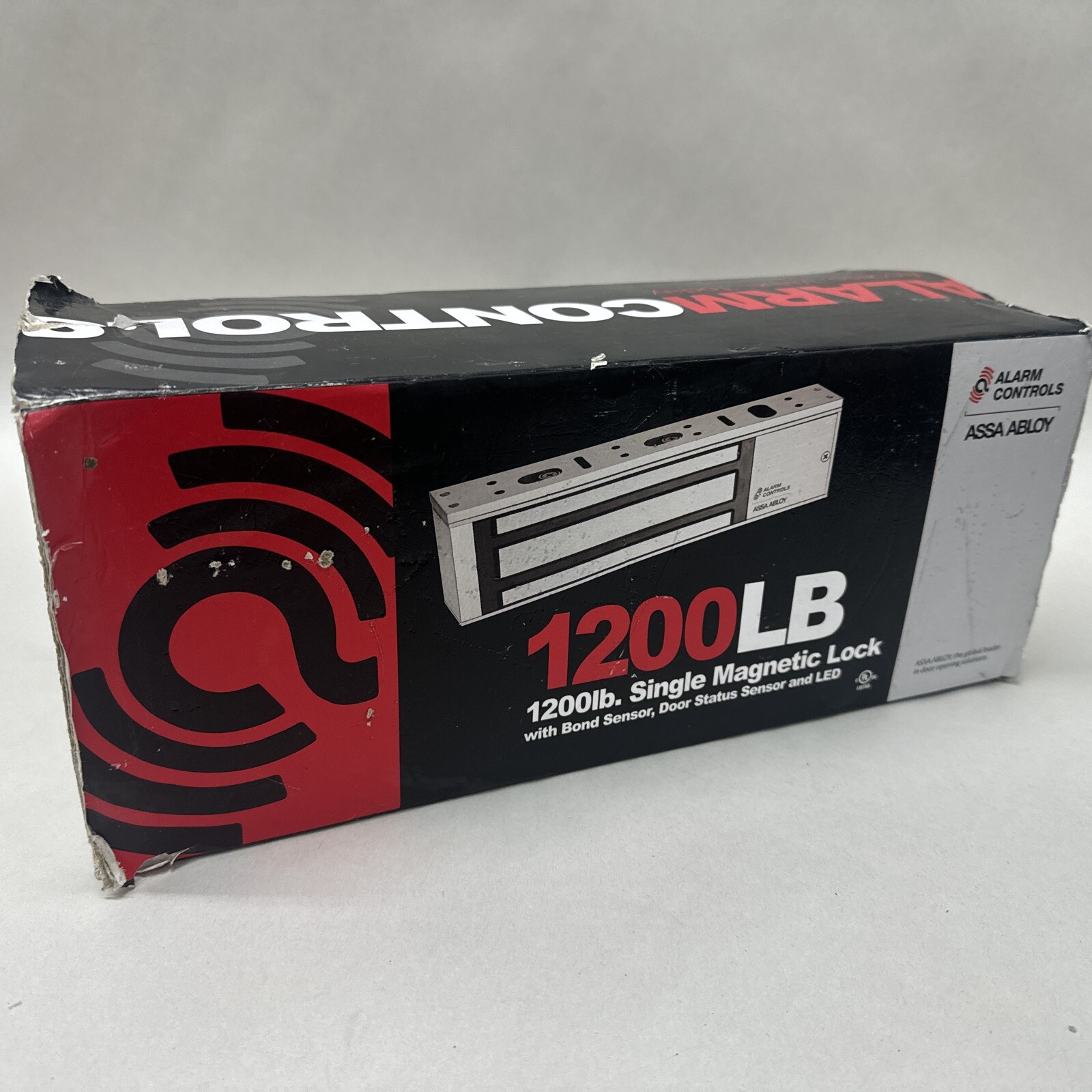 Alarm Controls 1200Lb Single Maglock 10-1/2 In. Lock Body Assa 604840236393