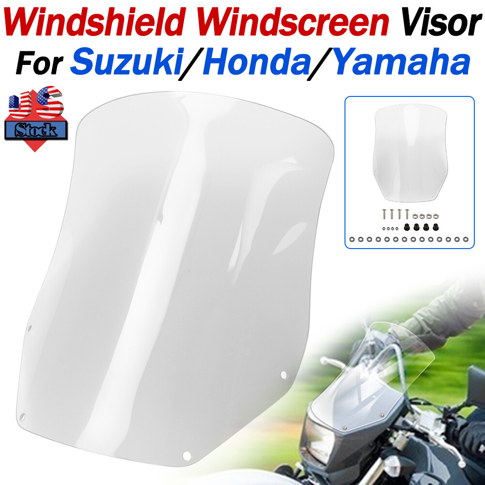 Windshield Screen Deflector Visor For Suzuki DR650 2002-2023 DRZ400S DRZ400SM