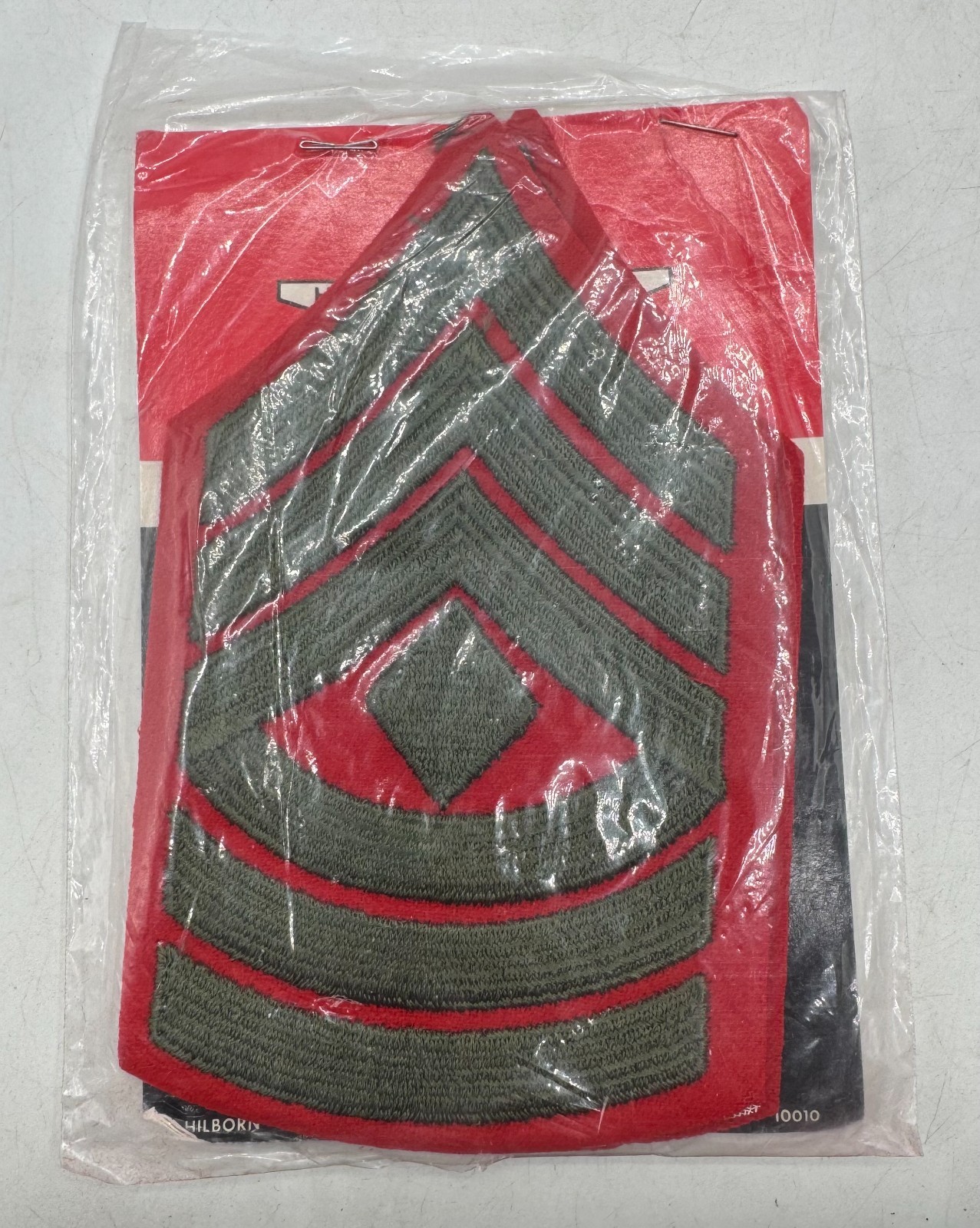 PAIR USMC 1st First Sergeant Rank Chevron Insignia Patch US Marine Corps SET