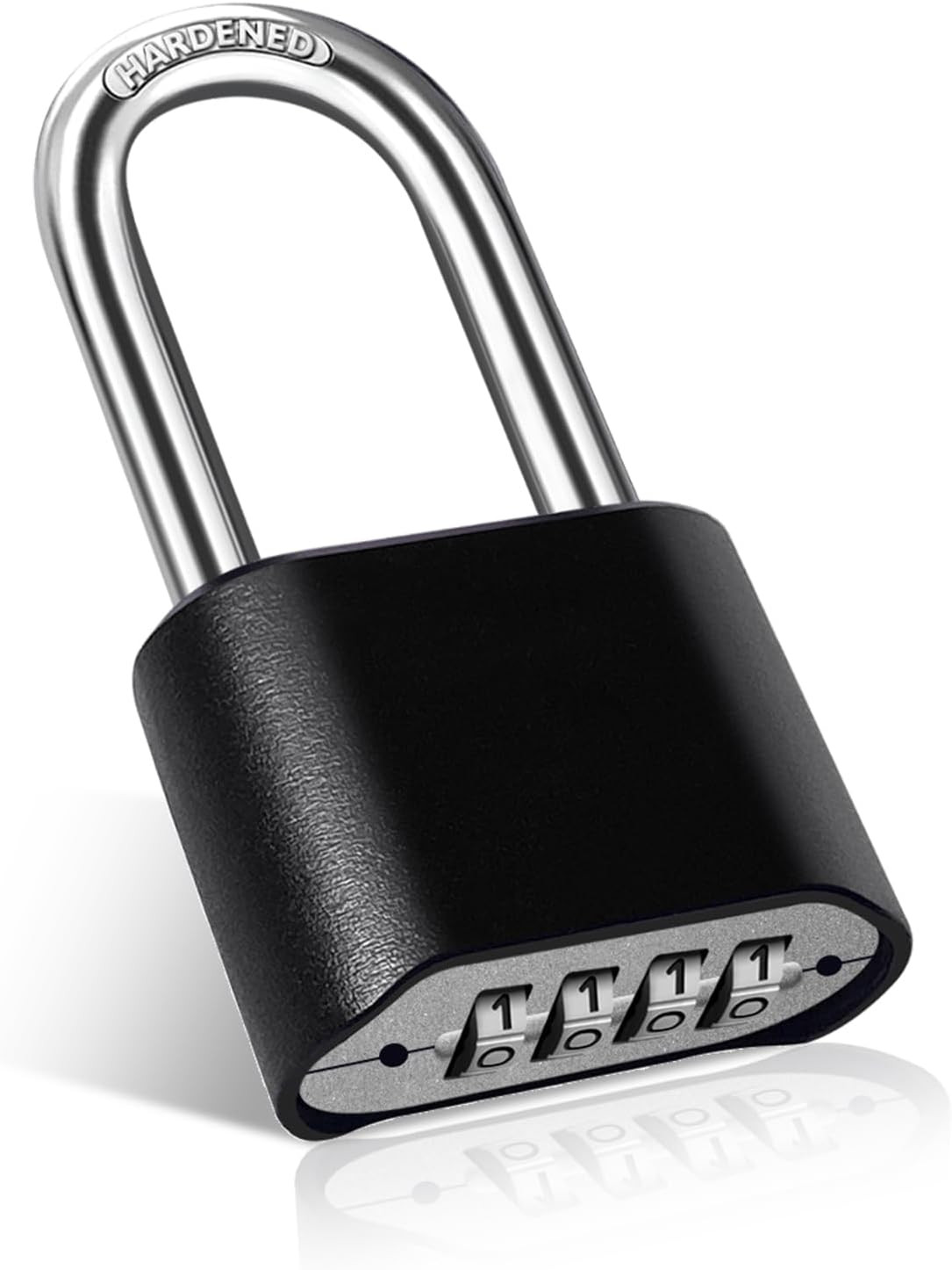 2.5 Inch Long Shackle Outdoor Padlock，Combination Lock, Heavy Duty Weatherproof