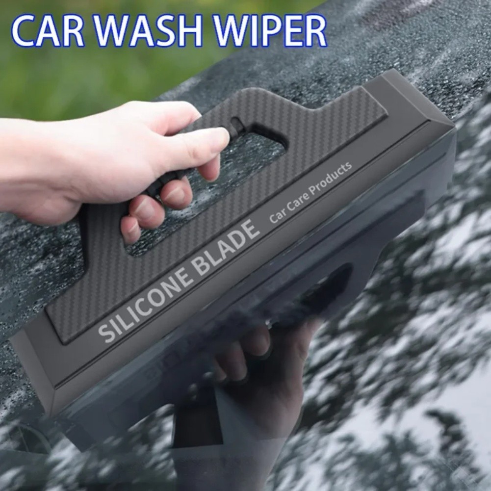 Soft Silicone Car Squeegee for Window Water Removal NonScratch Auto Glass Tool