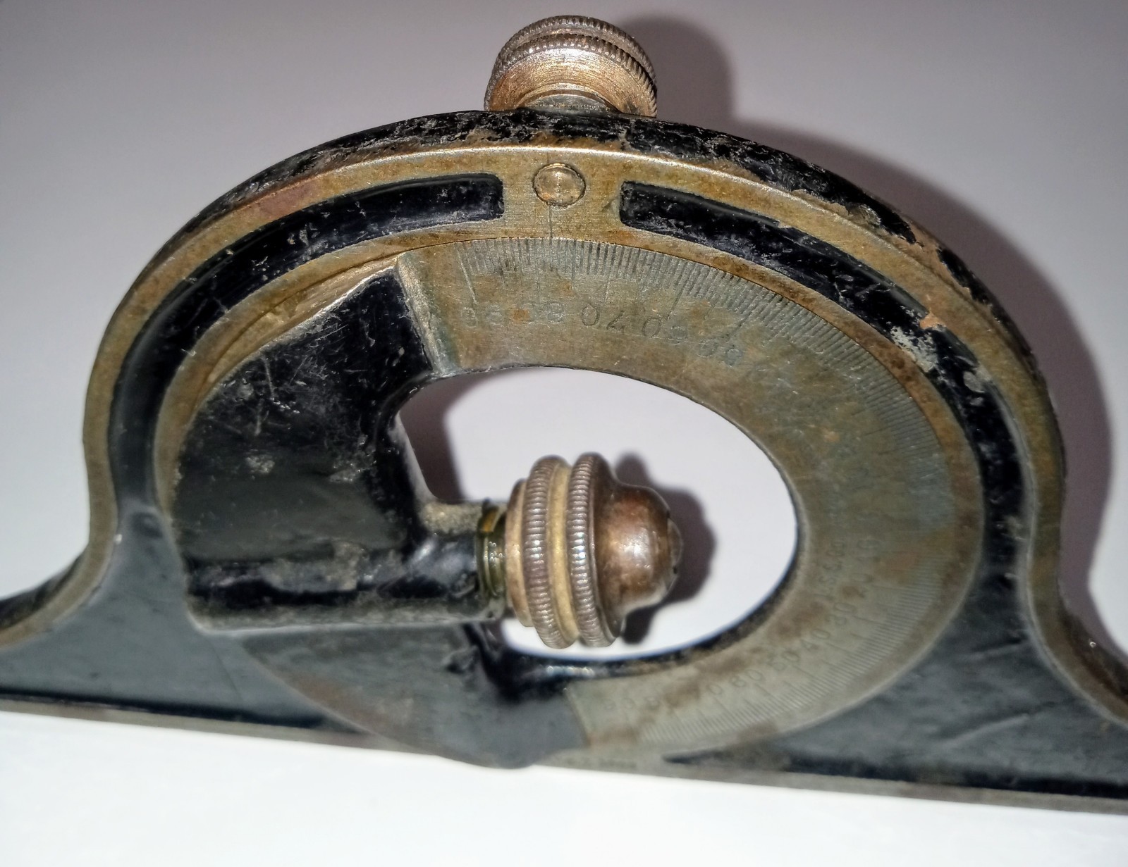 Vintage L. S. S. Co. Combination Square Protractor - Pat. Aug 7, 1883
