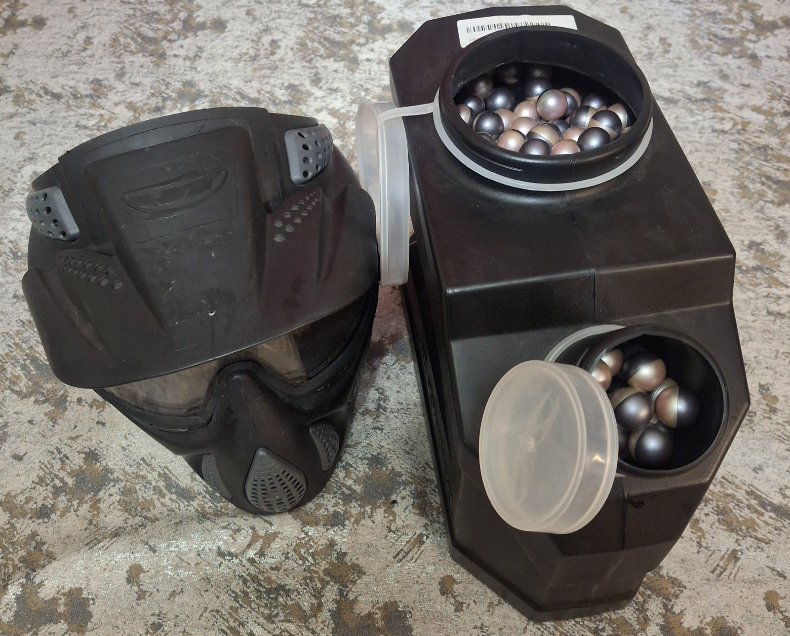 GXG Valken Tactical Paintball Hauler w/ 1000 Rounds Balls + JT Mask (Dried Foam)