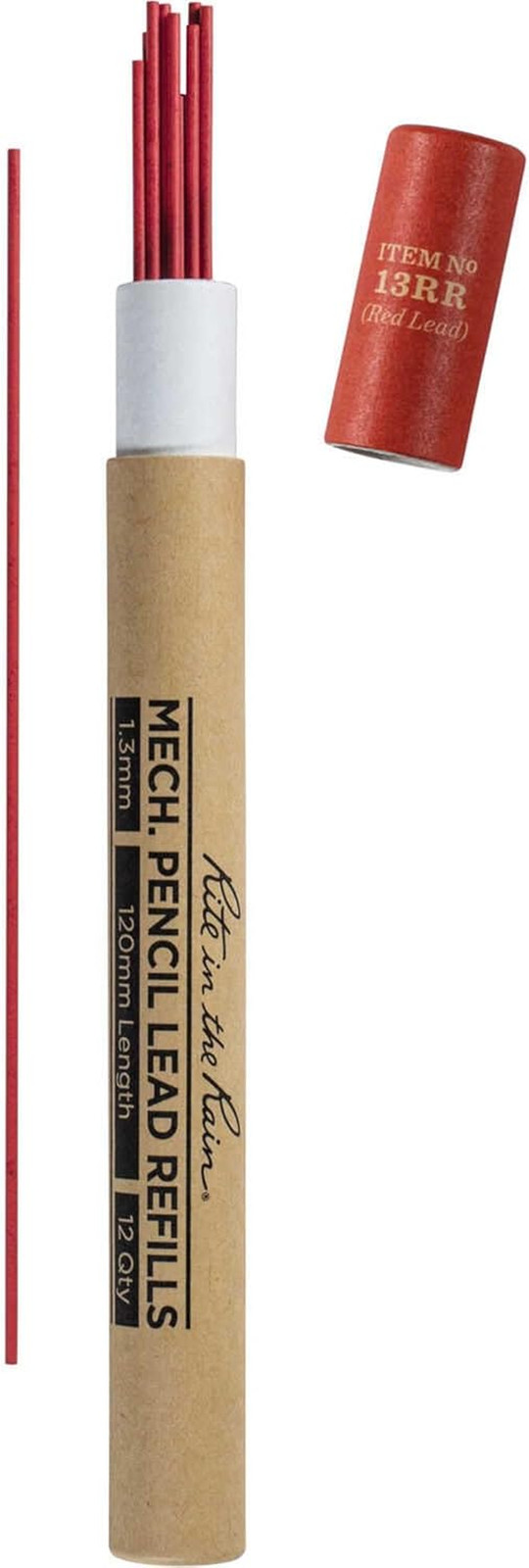 Weatherproof Red 1.3Mm Lead Refill (No. 13RR)