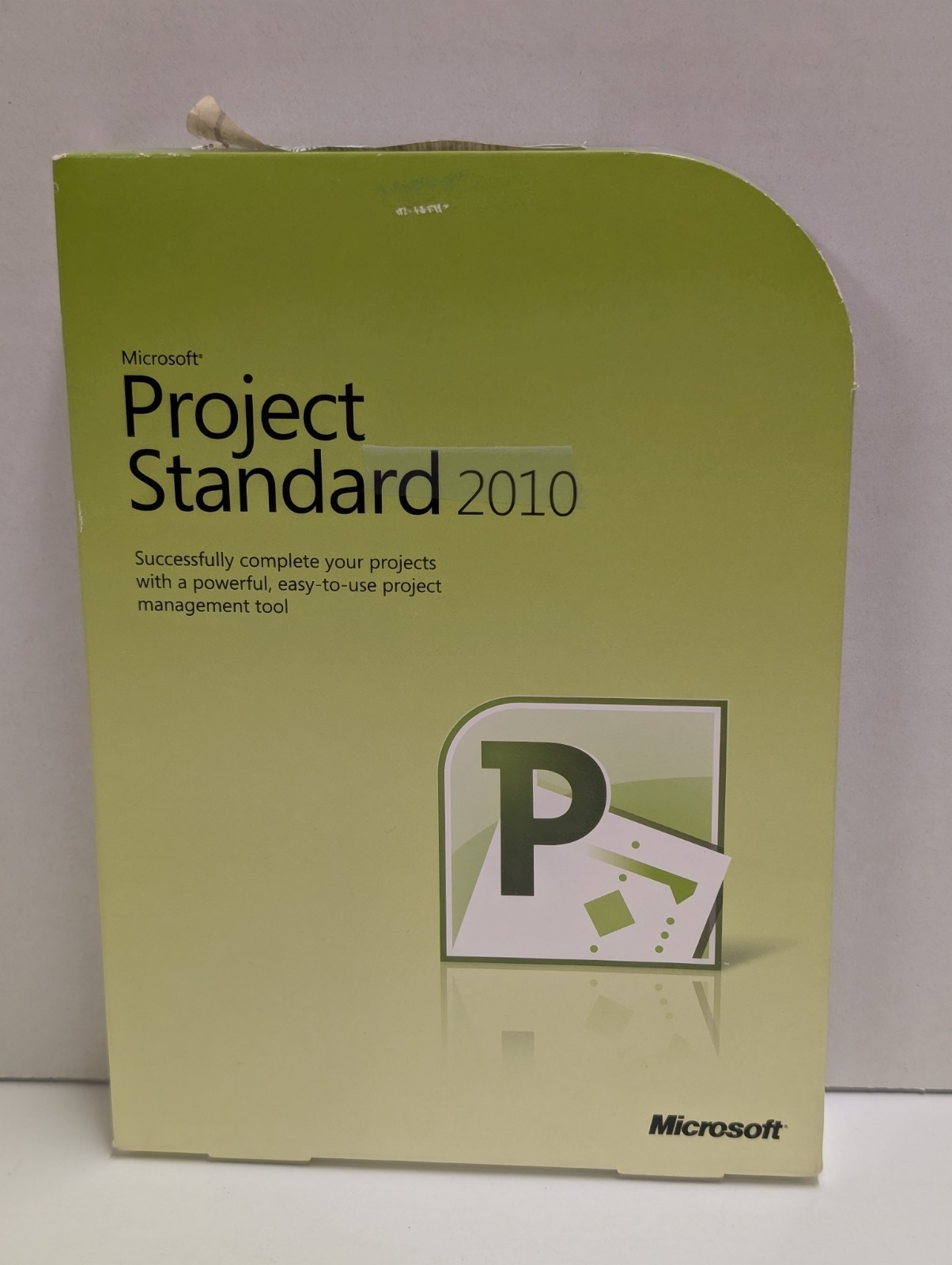 Microsoft Project Standard 2010 Used Product Key Code Disc DVD Original Package