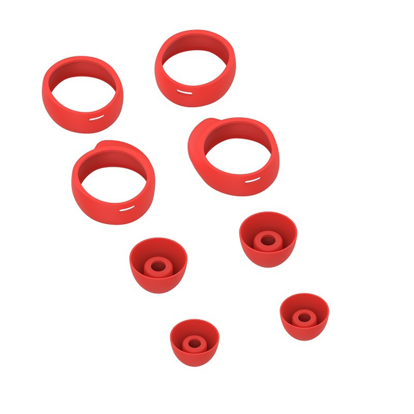 8Pcs Red Silicone Earbud tips Cover for Samsung Galaxy Buds Sports Headphone V