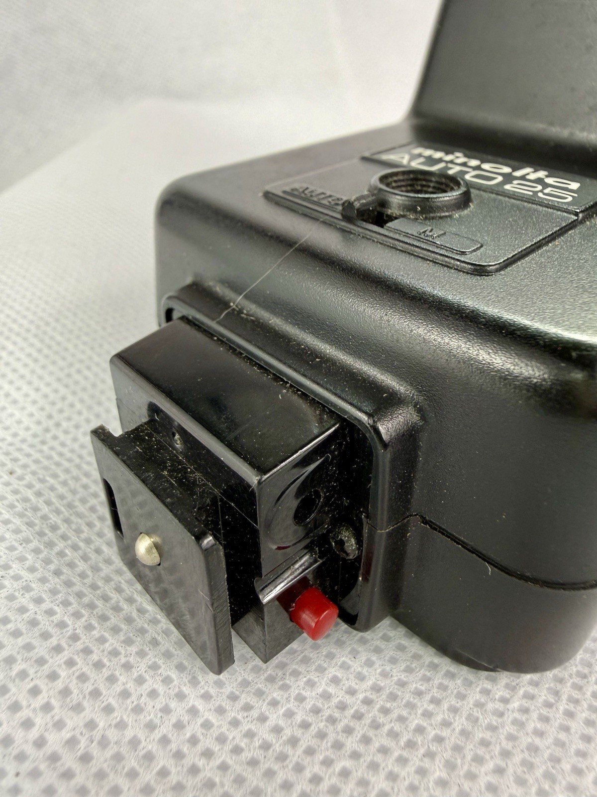 Vintage Minolta-auto 25 Flash Attachment With Case