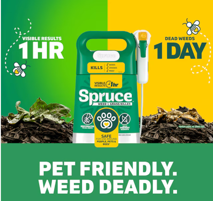 Spruce Snap and Spray Powered Starter Kit 64 -fl oz Trigger spray Weed and Grass