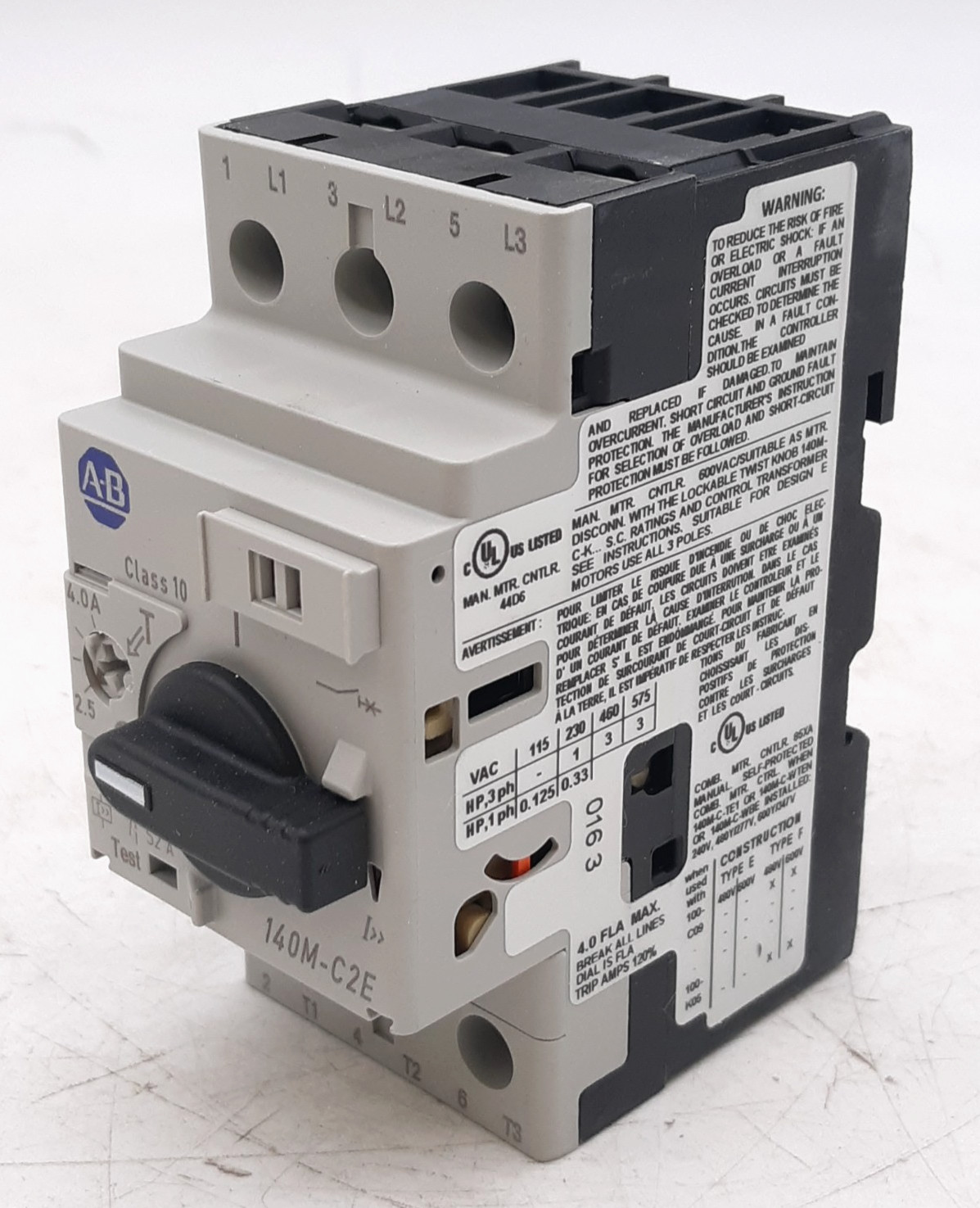 Allen-Bradley 140M-C2E-B40 Circuit Breaker