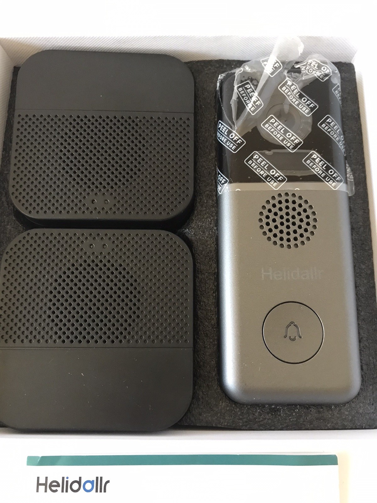 helidallr smart homevideo doorbell Wire Free No Cable New See Pics 4 Parts Only