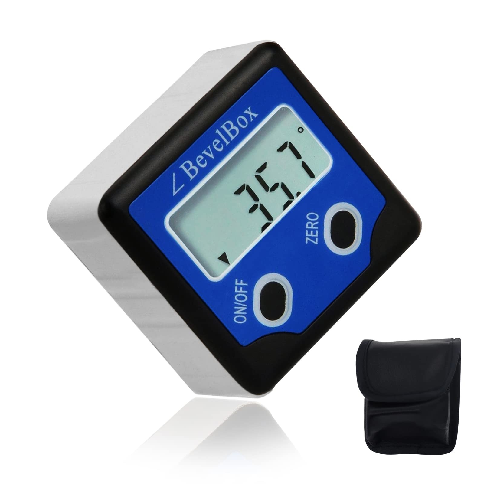 Digital Light Weight Bevel Box Gauge Angle Protractor Magnetic Angle Gage Lev...