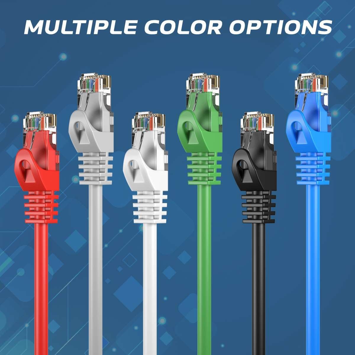 Cables Direct Online Cat6 200FT Network Ethernet Patch Cable, 200ft, Gray