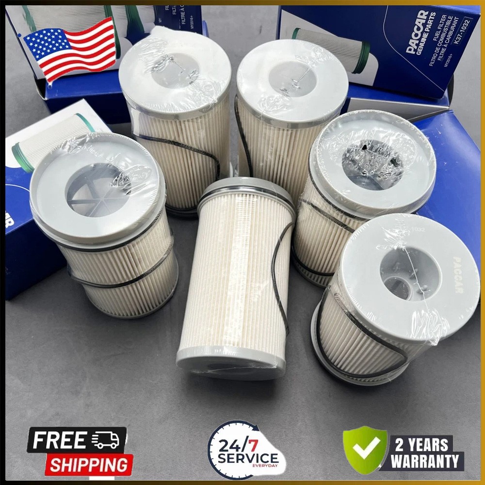 6Pcs New Depth Coalescer Fuel Filter 7 Microns Part for Paccar Part K37-1032