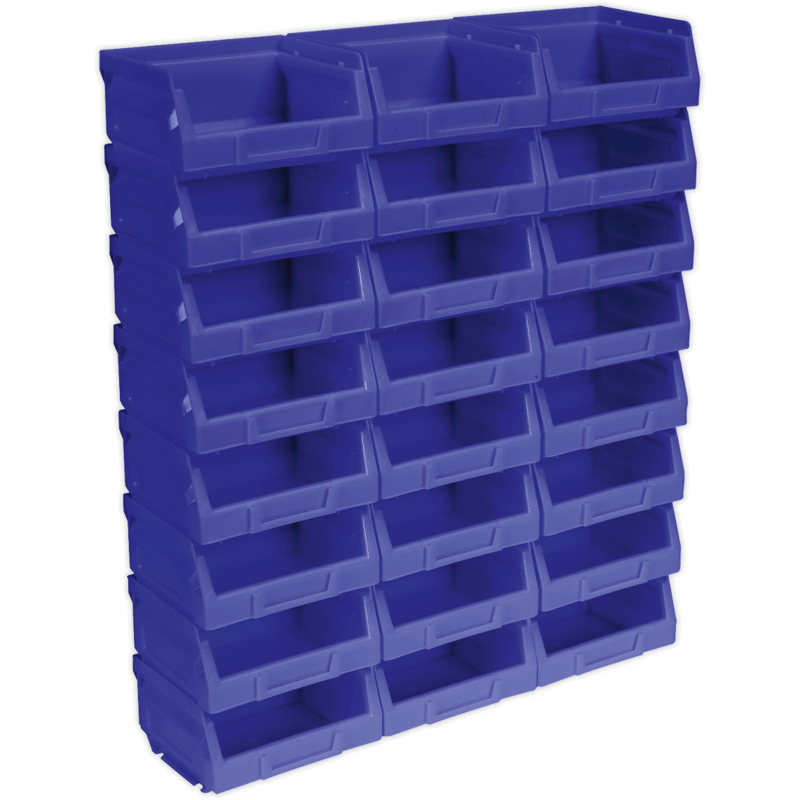 Sealey Plastic Storage Bin 103 x 85 x 53mm Blue Pack of 24