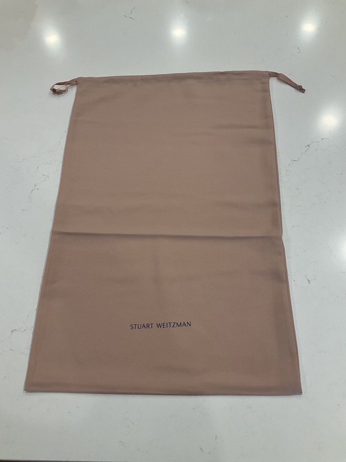 STUART WEITZMAN Pink/Rose Drawstring Dust Cover. 26”x16.5”. NEW.